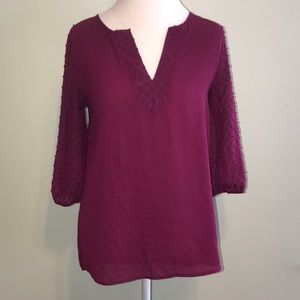 Merlot Colored Rayon Top